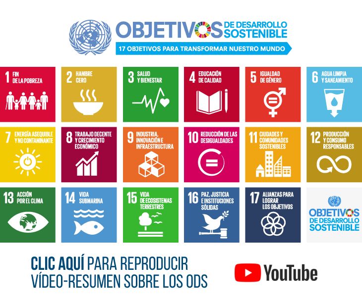 Los 17 Objetivos de Desarrollo Sostenible de Naciones Unidas (vídeo resumen)