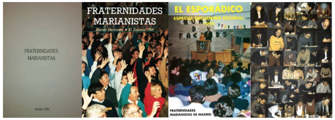 Distintas publicaciones de Fraternidades Marianistas Provincia de Madrid