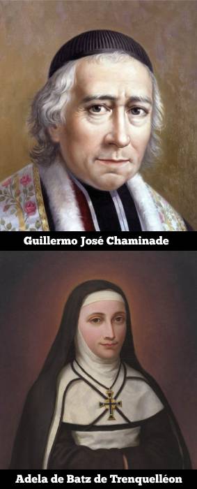 Los fundadores: Guillermo José Chaminade y Adela de Batz de Trenquelleon